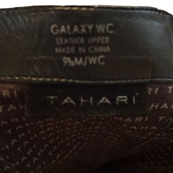 Tahari Black Suede Tall Boots Size 9 1/2 M - Picture 6 of 8